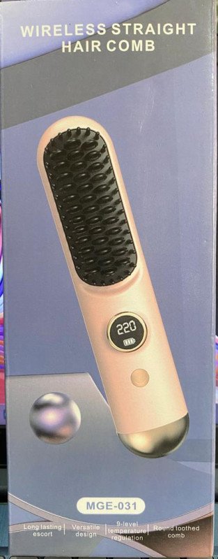 Wireless Straight hair Comb MGE-031 TS0501